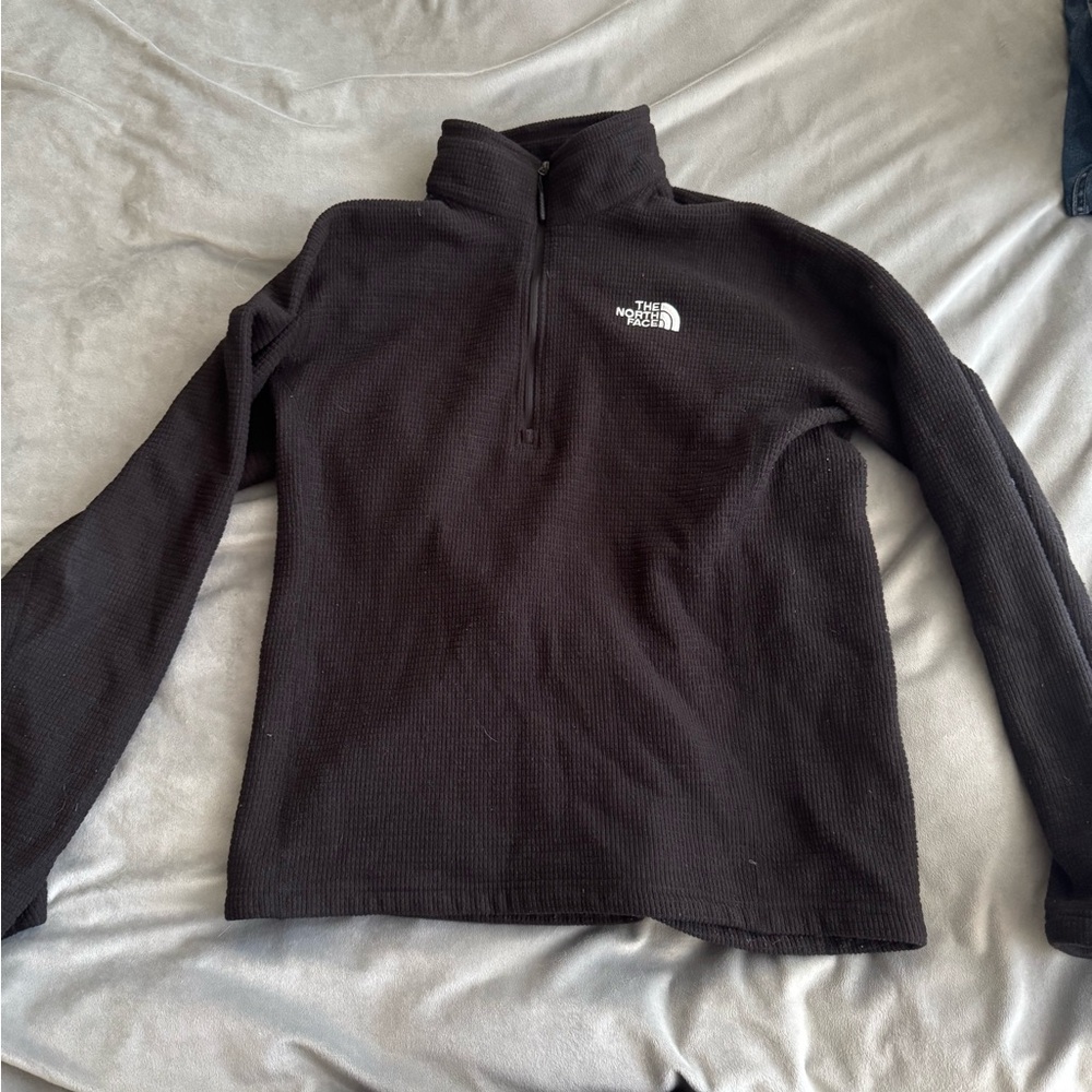 The North Face Black Zip Up Sweater